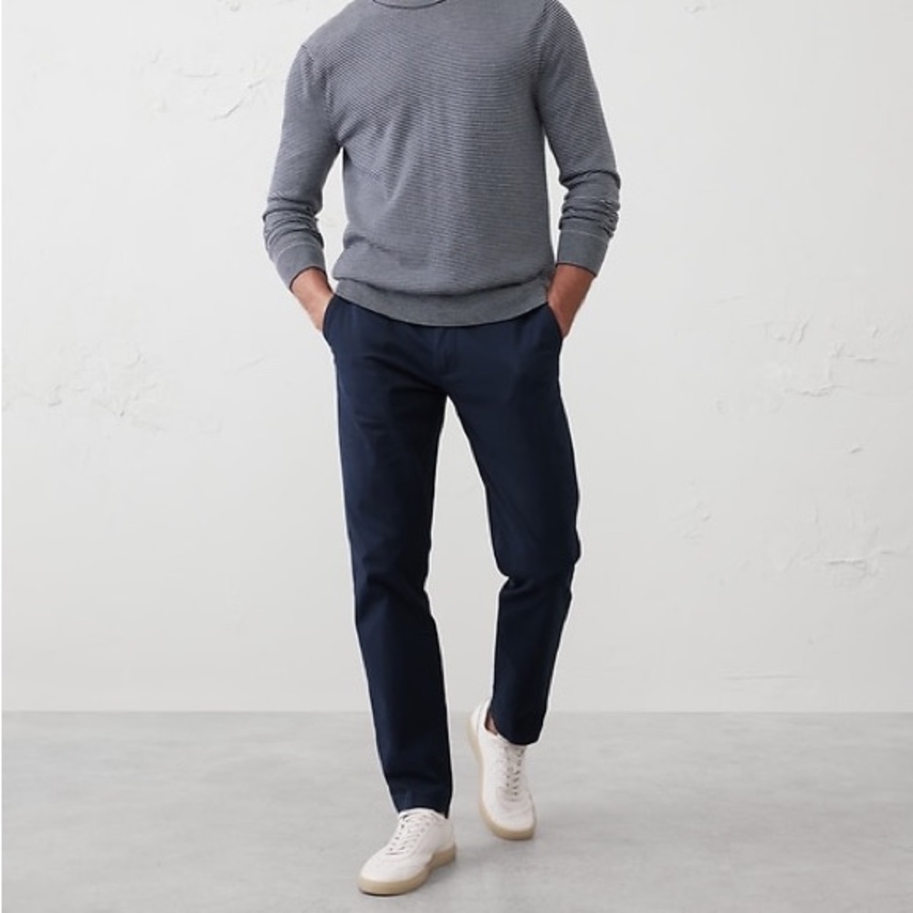 Banana Republic Men's Dark Blue Chinos